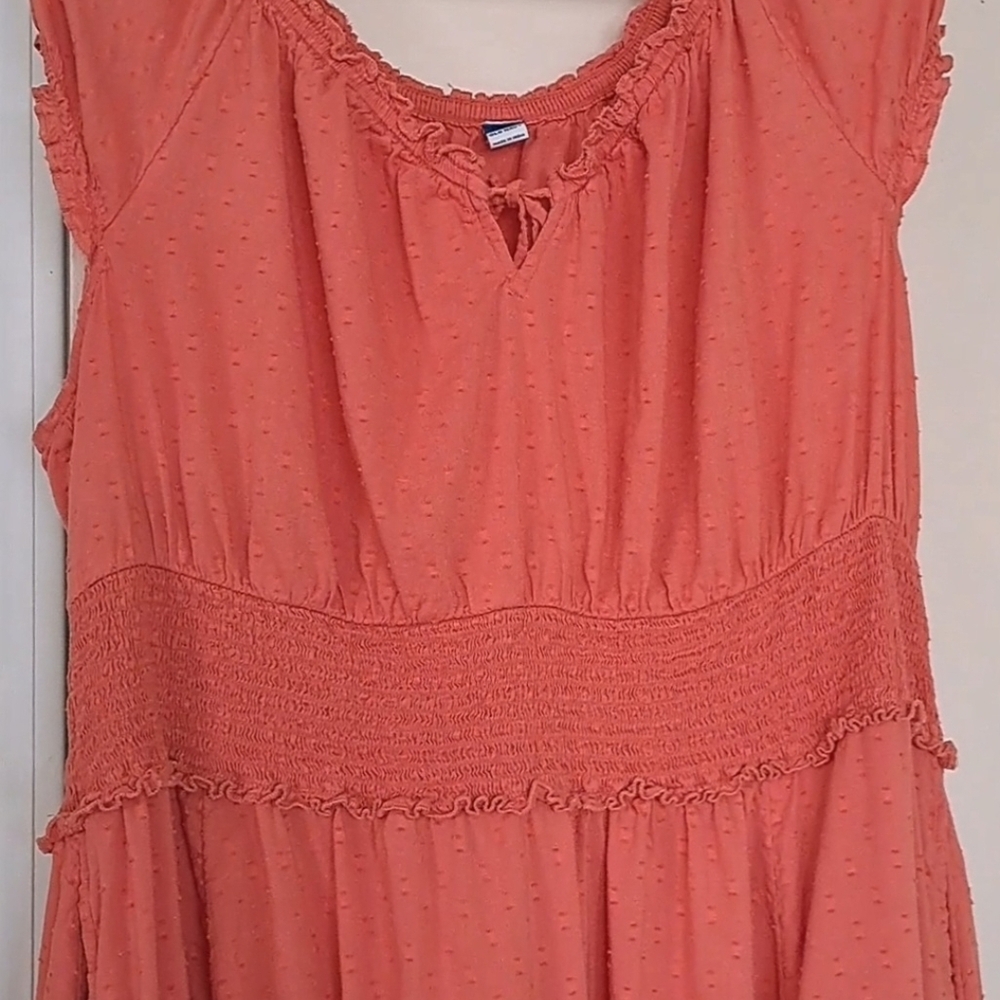 Old Navy - Coral Maxi Dress - 2X